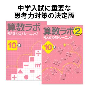 算数ラボペアセット 10級 新学社 正規販売店 算数ラボと算数ラボ2のセット 小学1年 2年 ドリル 問題集｜英語伝 EIGODEN