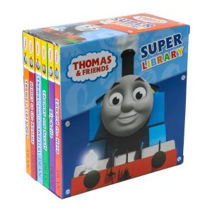 きかんしゃトーマス 英語 絵本 Thomas and Friends Super Pocket Library ハードカバー 英語絵本 6冊セット きかんしゃ トーマス バーゲンブック｜eigoden