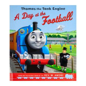 英語 絵本 きかんしゃ トーマス Thomas the Tank Engine: A Day at the Football 英語絵本 バーゲンブック｜eigoden