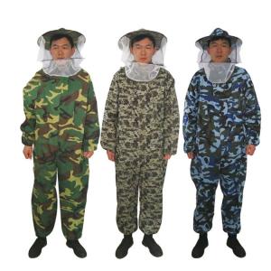 養蜂 防護服 作業服 作業着 通気 迷彩 オールインワン