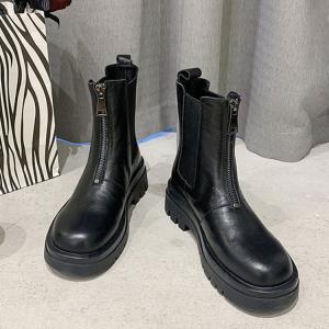 牛革 レディース ロングブーツ ブーツ ワークブーツ