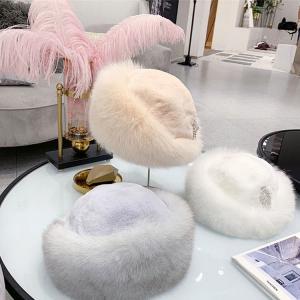 ファーキャップ 帽子 レディース 秋冬 ファー ハット