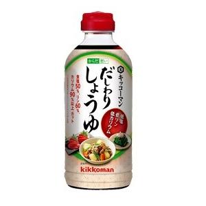 キッコーマン からだ想い だしわりしょうゆ 500mlの商品画像