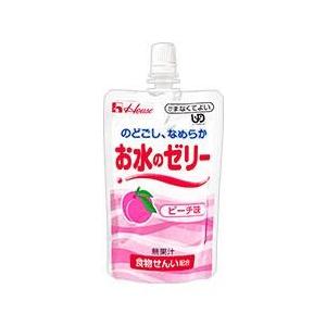 お水のゼリー ピーチ味 120g ハウス食品 水分補給