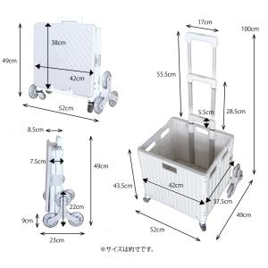 フタ付き コンテナカート ショッピング キャリ...の詳細画像5