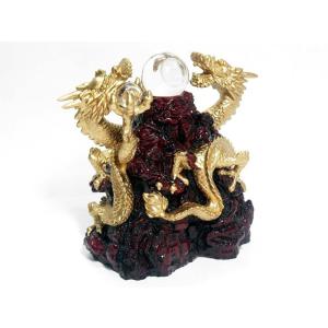 風水龍 置物 金龍上山（小）14cm : 仏像と縁起物の専門店 龍祥本舗