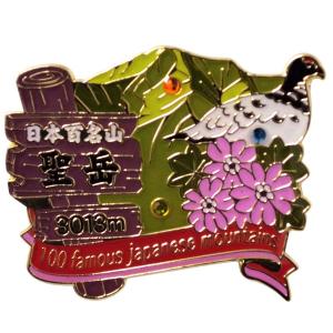 2段薬師岳ピンズ ピンバッチ ピンバッジ PINS 日本百名山シリーズ 