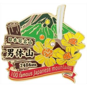 男体山ピンズ　ピンバッチ ピンバッジ　PINS 日本百名山シリーズ