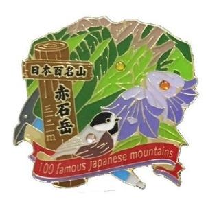 赤石岳ピンズ　ピンバッチ ピンバッジ　PINS 日本百名山シリーズ