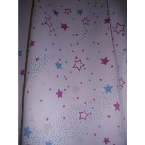 蓄光カーテン  シンコール　スターライト　　ピンク　巾１００ｘ丈４５〜３０　　　　１枚　短い丈