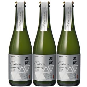 英勲 スパークリングサケ クラウディ 360ml 3本組 にごり酒 日本酒 京都 伏見 齊藤酒造 送料無料