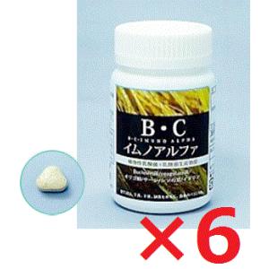 B・Cイムノアルファ　×6個：新植物性乳酸菌,すし乳酸菌＋乳酸菌生産物質＋古代米,歯科ドクターも絶賛