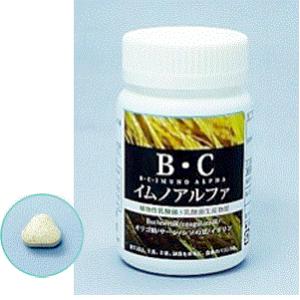 B・Cイムノアルファ　×6個：新植物性乳酸菌,すし乳酸菌＋乳酸菌生産物質＋古代米,歯科ドクターも絶賛