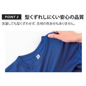 Tシャツ メンズ ドライ 300-ACT 大き...の詳細画像3