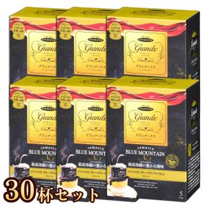 30杯分 ハマヤ ドリップコーヒー グランデックス パーソナルコーヒー ブルーマウンテン No.1 高級ドリップ コーヒー ジャマイカ産 レギュラー ドリップバッグ