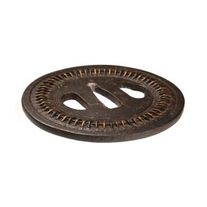 鍔・鐔 信玄 百足文様図鍔【保存刀装具】刀装具...の詳細画像3