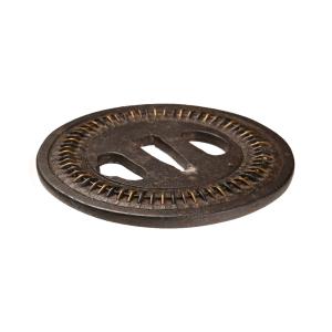 鍔・鐔 信玄 百足文様図鍔【保存刀装具】刀装具...の詳細画像4