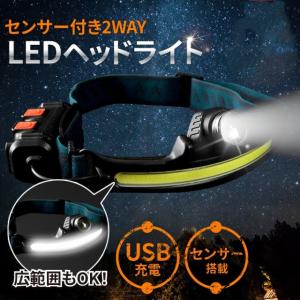 ヘッドライト LED usb充電式 最大1000ルーメン 2000MAh大容量