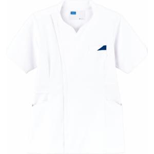 スクラブ 医療 白衣 自重堂 WHISeL レディーススクラブ WH12095 ホワイト｜eisei-com