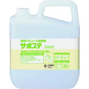 サラヤ 環境アルコール除菌剤 サポステ 5L 41587｜eisei-com
