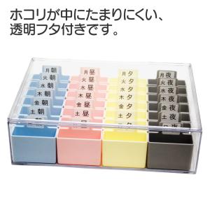 蝶プラ工業 週間くすりケース 1日4回 管理ケ...の詳細画像5