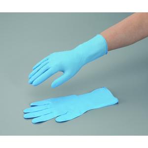 宇都宮製作 シンガー ニトリルディスポ手袋 ブルーロング 使い捨て