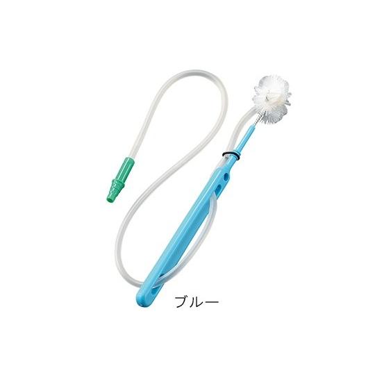 オーラルケア 吸引くるリーナブラシ (吸引ブラシ) ブルー 05000218 (7-2706-02)