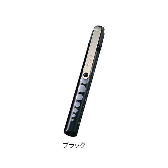 日本光器製作所 白色LEDアルカプッシュライト ミニ ブラック (7-4904-16) (メール便)...