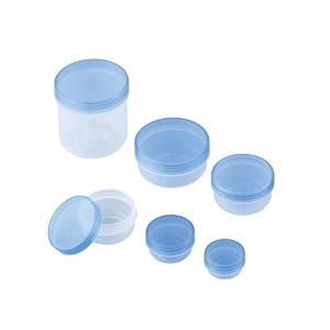 紫外線カット軟膏容器 (UVカットクリアタイプ) 3-56 青クリア 125ml 50個入 (8-1463-06)｜eisei-com