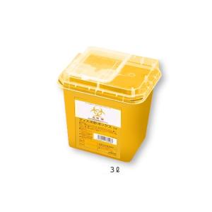 アズワン ナビス ディスポ針ボックス 黄色 3L (8-7221-02)