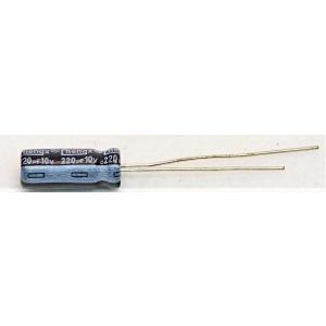 電解コンデンサ 50v 0.22μF 105°C 1個（50v 0.22uf） : かすかべでんき