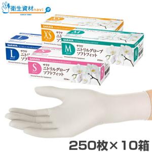 1箱1,056円／医療用手袋 サラヤ ニトリルグローブ エクステンド