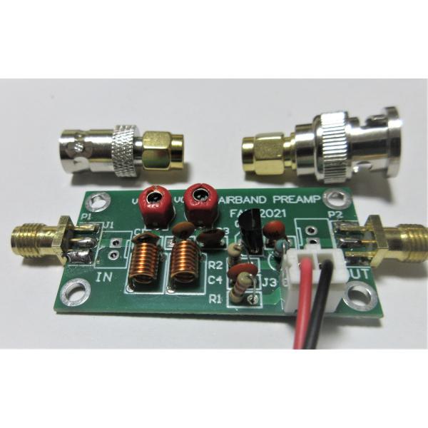 航空無線専用BPF付きプリアンプコネクタ付属基板キット