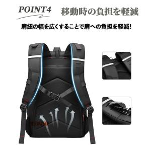 ビジネスリュック バックパック 大容量 遠征 ...の詳細画像4