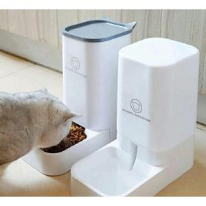 猫 犬 自動給餌器 自動給水器 セット 大容量...の詳細画像4