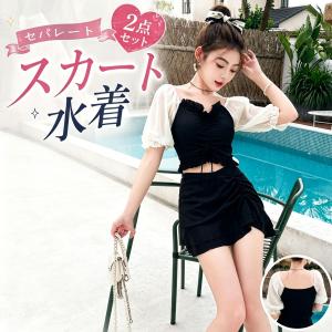 水着 レディース 体型カバー オフショルダー オールインワン タンキニ ショートパンツ 露出控えめ レース バックシャン ママ水着 中学生 修学旅行 海 ビーチ