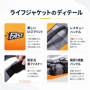 犬用 ライフジャケット ペット用 フローティン...の詳細画像4