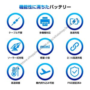 モバイルバッテリー ソーラー充電器 20000...の詳細画像2