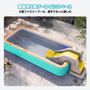 滑り台 エア滑り台 エアプール用 ビニールプー...の詳細画像3