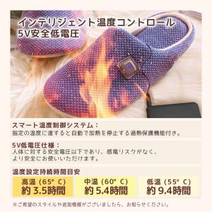 電気スリッパ 電気足温器 3秒速暖 コードレス...の詳細画像5