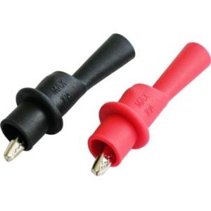 オーム電機 テスター棒用 ワニグチクリップ DZ-WTK2 09-2001