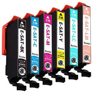 EPSONSAT-6CL 6色セット  Bumba製互換インクカートリッジ ICチップ