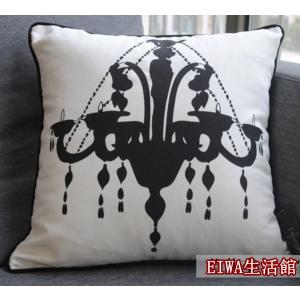 Mr Mrs ひげ 髭 くちびる 赤い唇 インポート おしゃれ 北欧 クッション