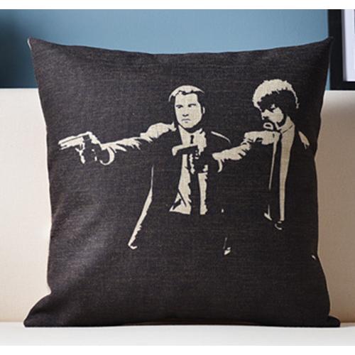 『パルプ・フィクション』Pulp Fiction　クッションカバー　 45x45cm