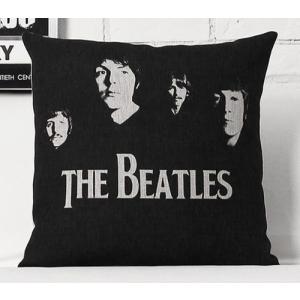 ザ ビートルズ/The Beatles リネン クッションカバー 角型 45x45cm