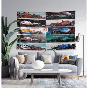 アイルトン・セナ F1 レーシング・ドライバー タペストリー ポスター