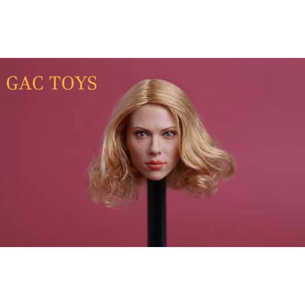 1/6スケール   女性フィギュア用ヘッド  ブラック・ウィドウ 　アベンジャーズ  金髪　