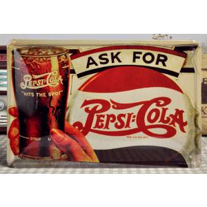 PEPSI（ペプシ） ブリキ看板 コーラ アンティーク メタルサイン レトロ