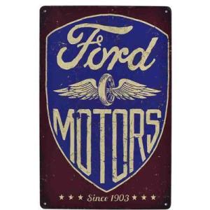フォード Ford  車 レトロ調　メタルサイン　アメリカ雑貨　ブリキ看板/飾り/バー/レストラン/...