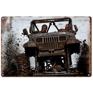 jeep ジープ メタルサイン インテリア アメリカ雑貨 ブリキ看板 バー